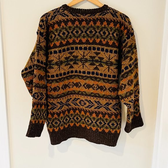 Burberry Multicolor Patterned Crew Neck Sweater - Picture 5 of 5